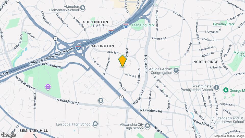 3476 S Utah St Map and Location Details