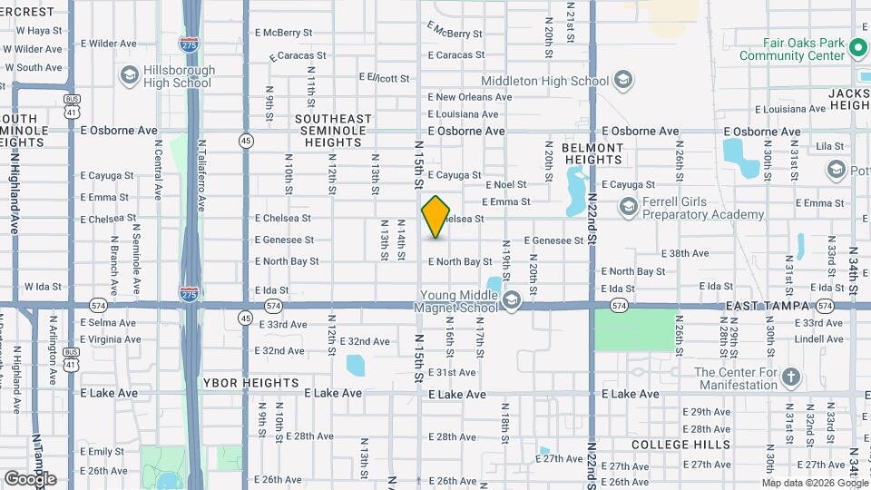 1505 E Genesee St Map and Location Details