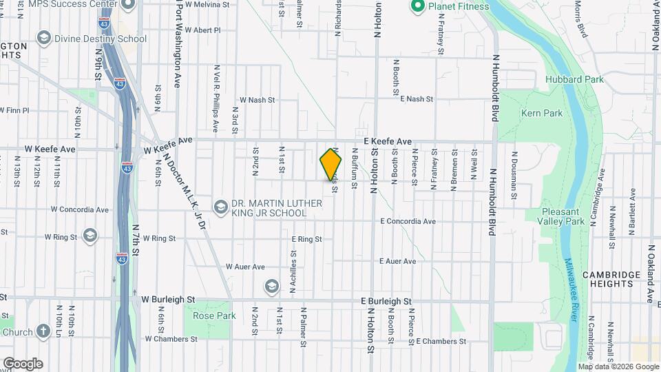 3373 N Richards St Map and Location Details