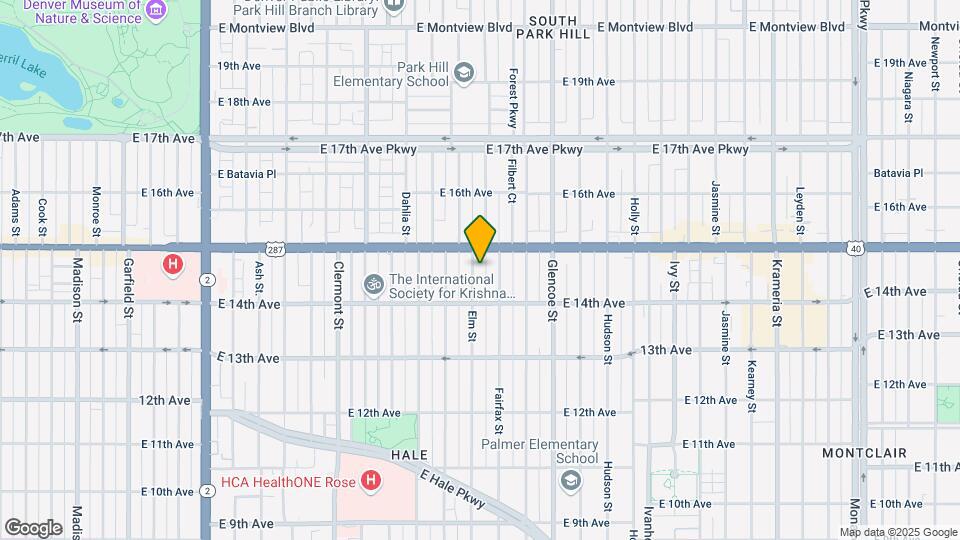 1456 Elm St Map and Location Details