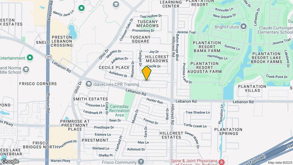 10113 Asheboro St Map and Location Details