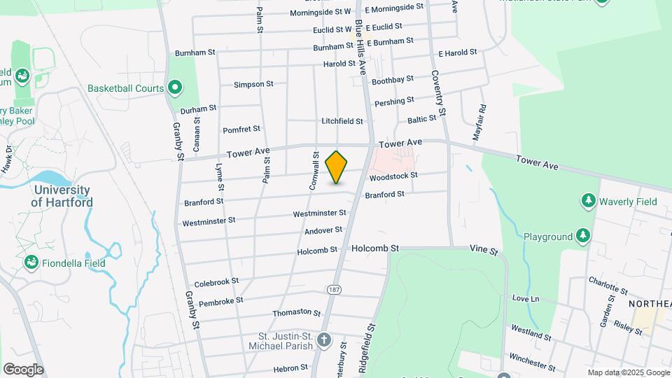130 Branford St Map and Location Details