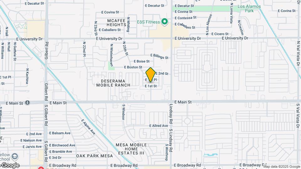 2646 E 1st St Mapa y Detalles de la Ubicación