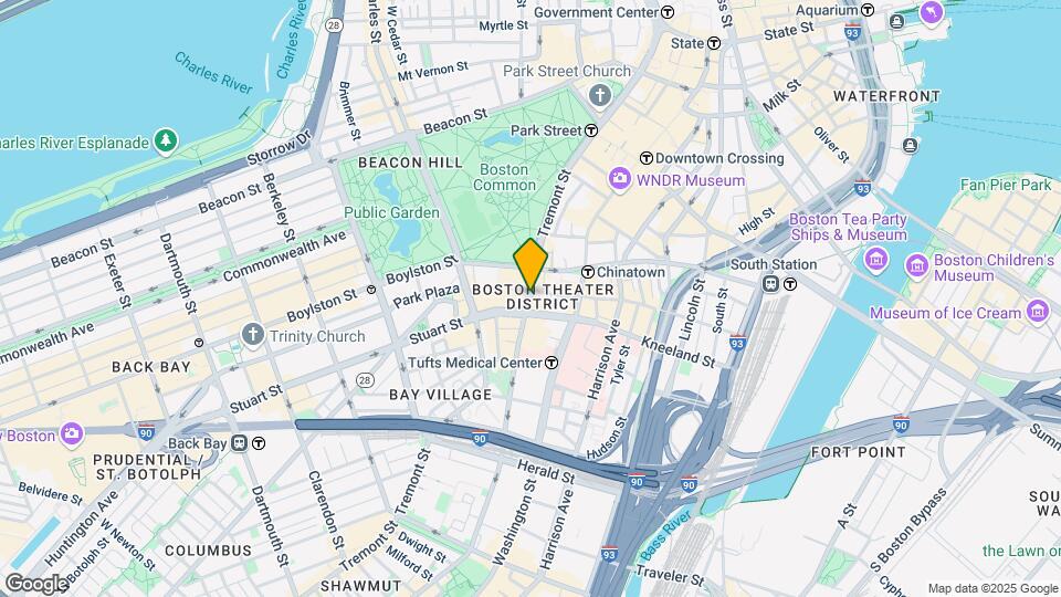 224 Tremont St Map and Location Details