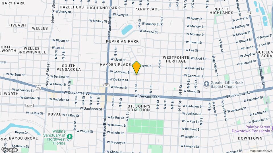 1011 N K St Map and Location Details