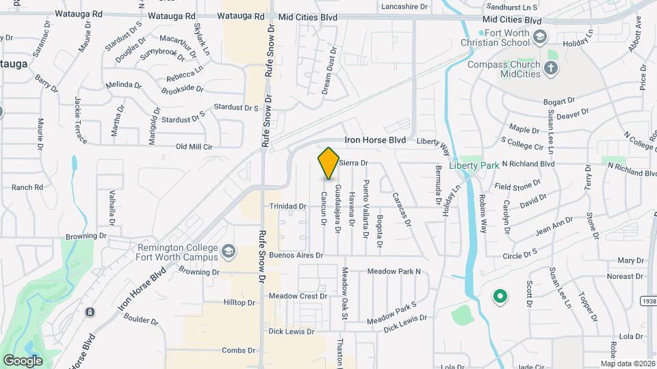 5718 Cancun Dr Map and Location Details