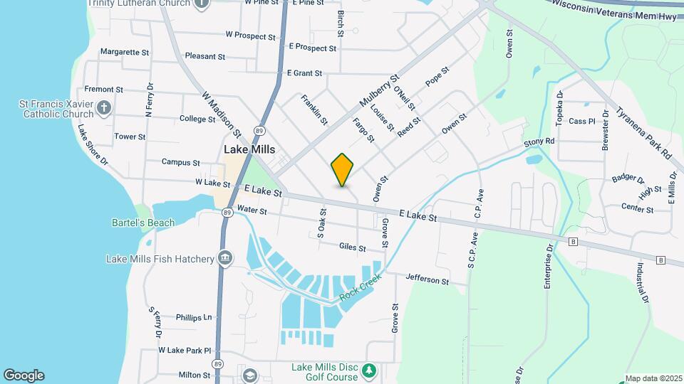 408 1/2 E Washington St, Unit Upper unit Mapa y Detalles de la Ubicación