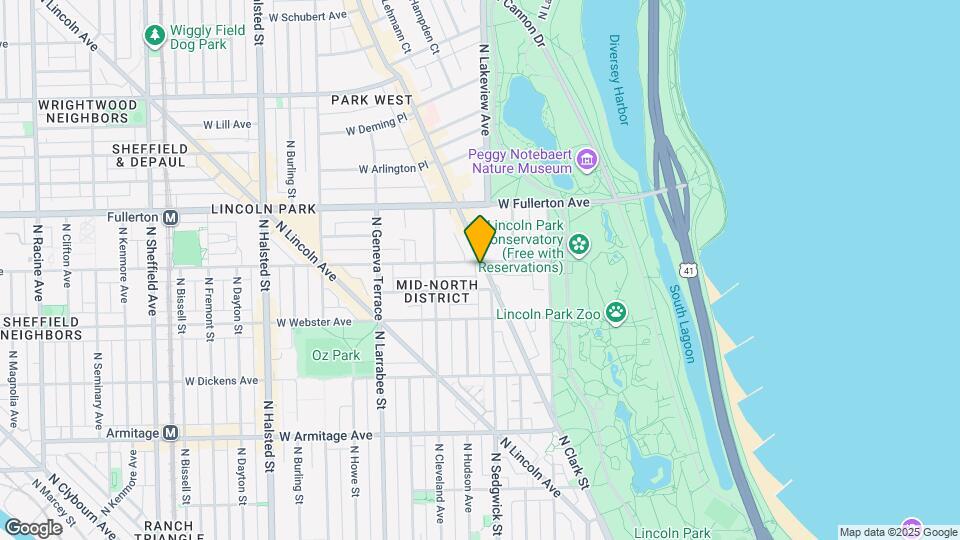 2260 N Clark St Map and Location Details