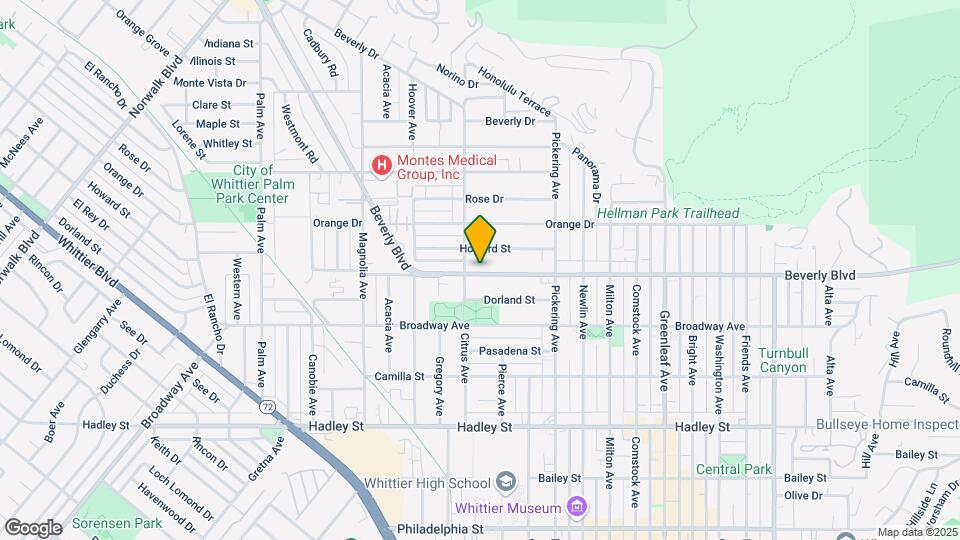 12317 Beverly Blvd Mapa y Detalles de la Ubicación