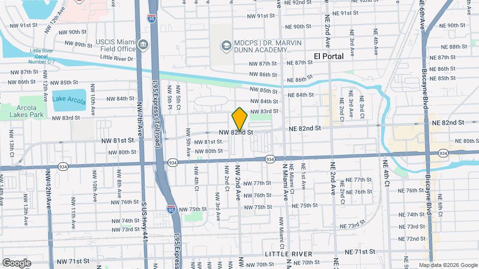 8100 NW 1st Pl Map and Location Details