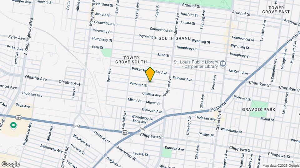 3969 Potomac St Map and Location Details