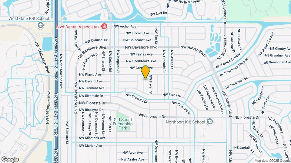 555 NW Conover St Map and Location Details