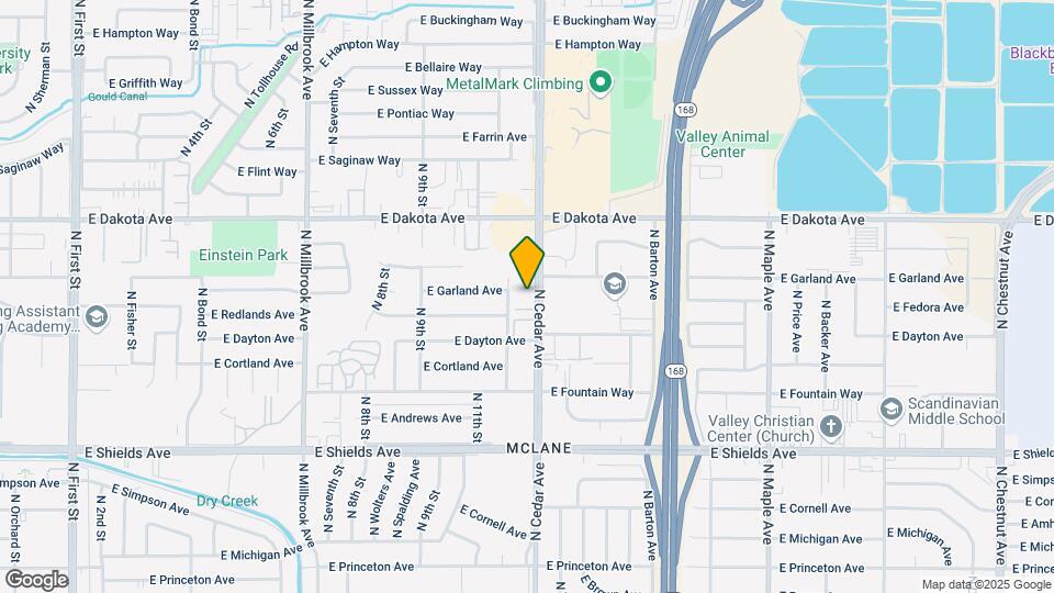 3661 N Cedar Ave Map and Location Details