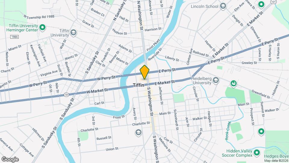 94 S Washington St Map and Location Details