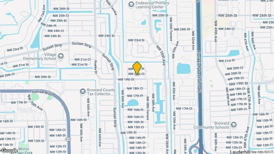 5911 NW 19th St Map and Location Details