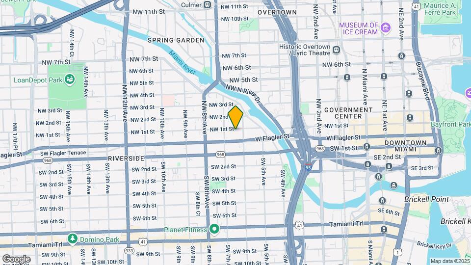 628 NW 1st St Map and Location Details