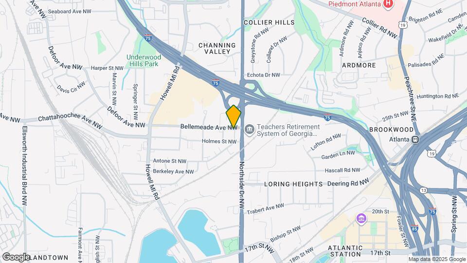 622 Bellemeade Ave NW Map and Location Details