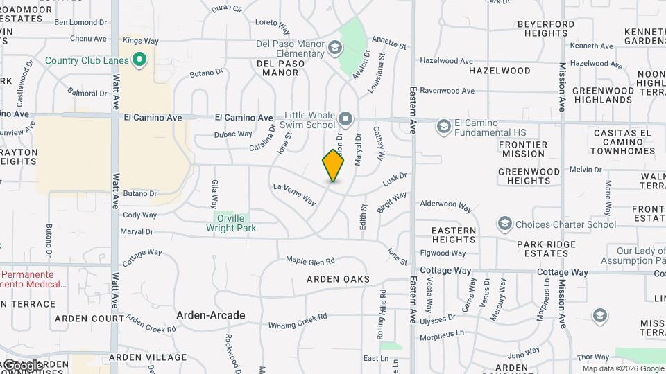 4101 Lusk Dr Map and Location Details