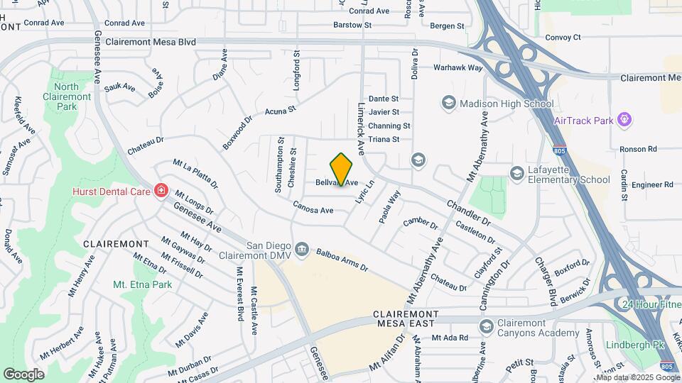 5166 Bowden Ave Mapa y Detalles de la Ubicación