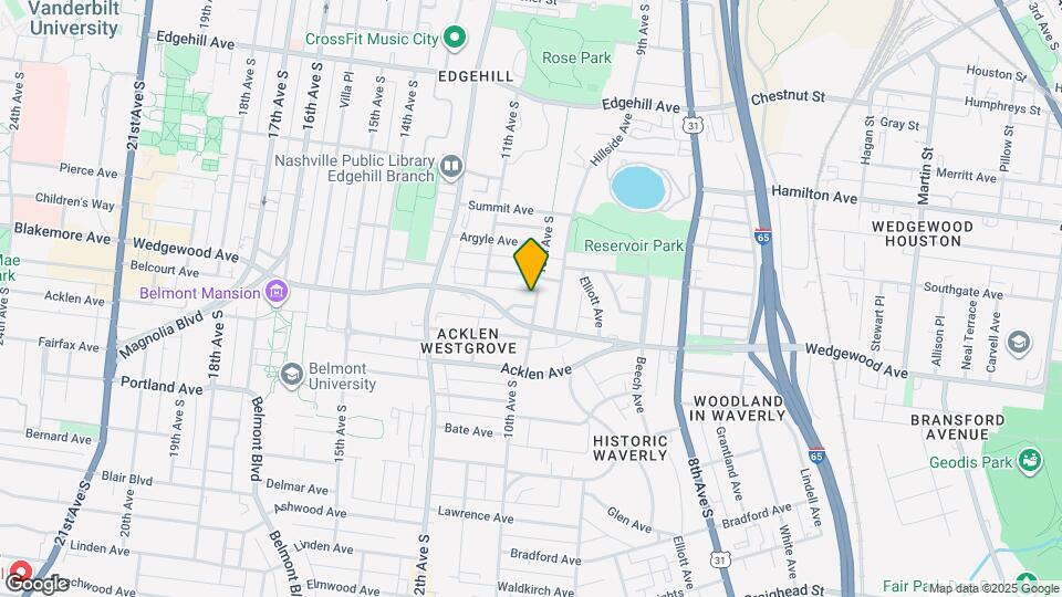 1000 Waverly Ave Map and Location Details