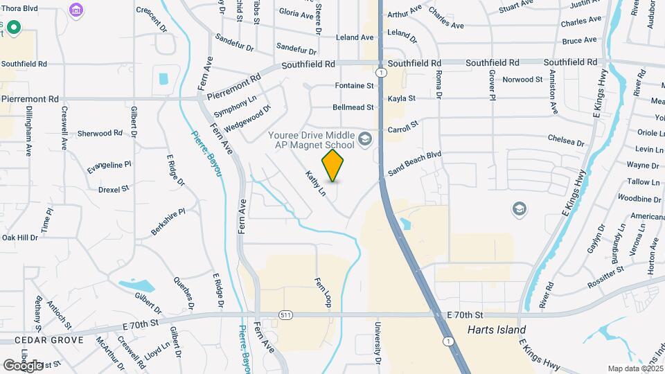 6208 Kathy Cir Map and Location Details