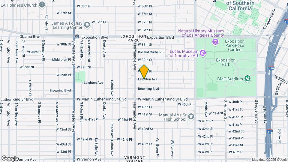 1250 Leighton Ave Map and Location Details