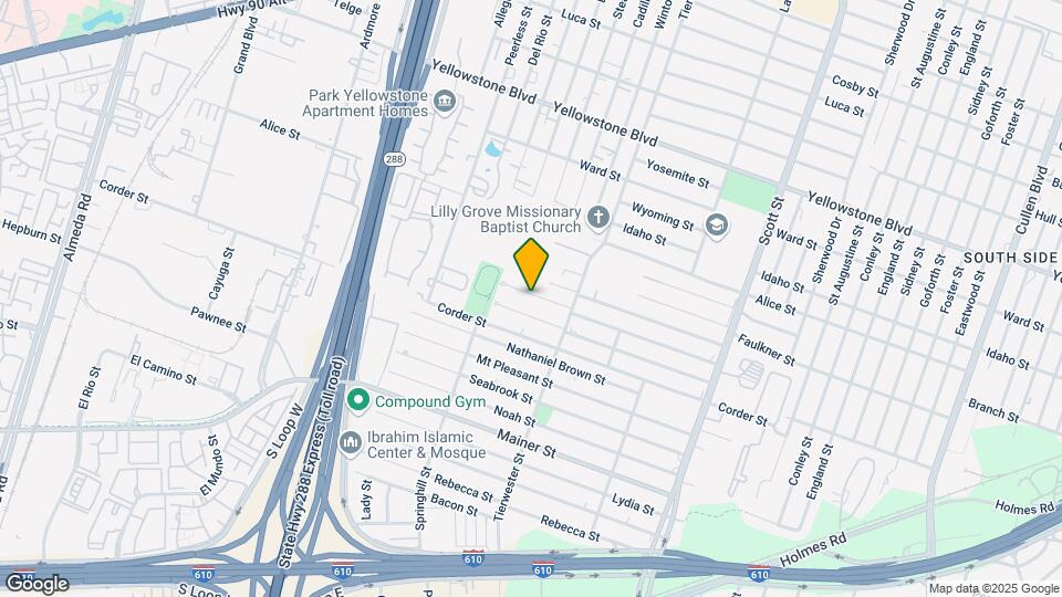 3542 Amos St Map and Location Details
