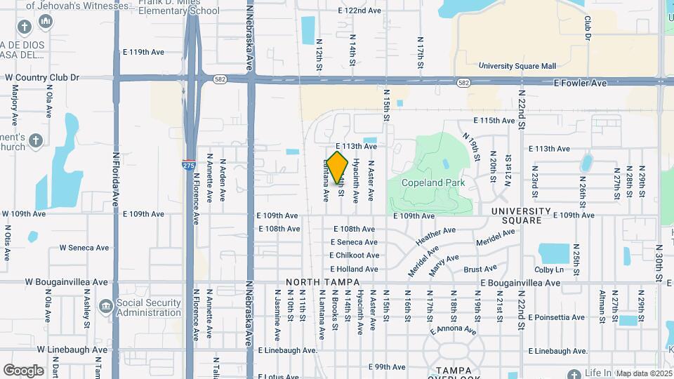 10916 N 14th St Map and Location Details