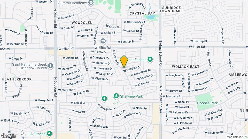 2709 N Central Dr Map and Location Details