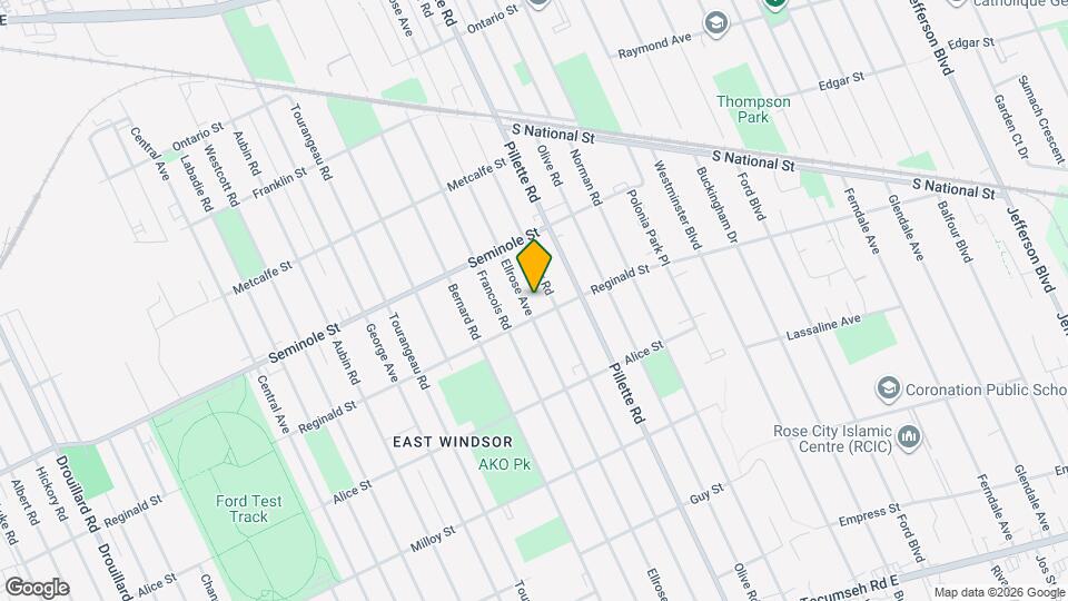 1578 Ellrose Ave Map and Location Details