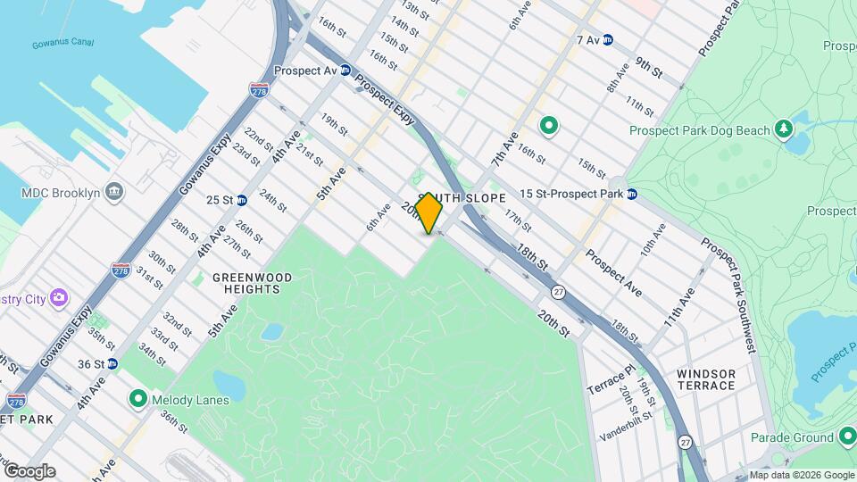 584 7th Ave Map and Location Details