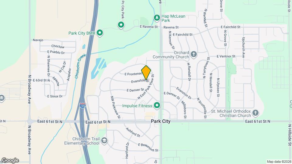 1519 E Evanston St Map and Location Details