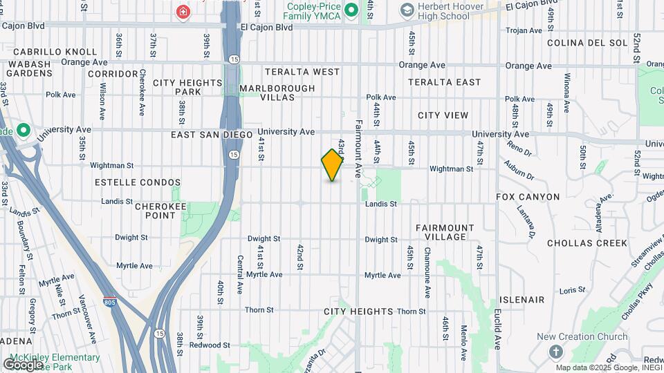 3746 43rd St Map and Location Details