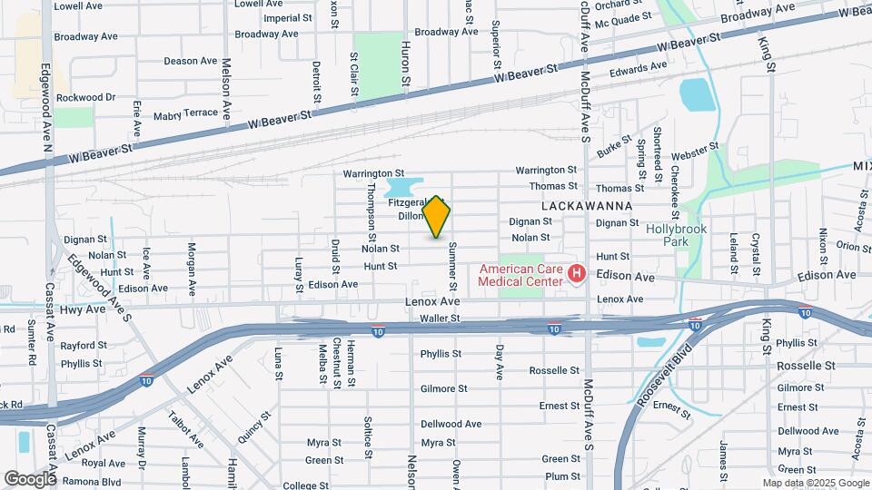 3323 Nolan St Map and Location Details