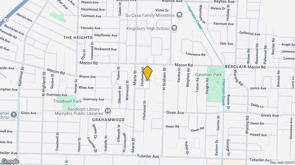1045 E Rossiland Cir Map and Location Details