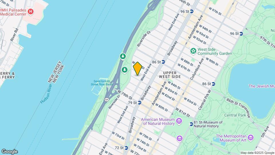 307 W 82nd St Map and Location Details