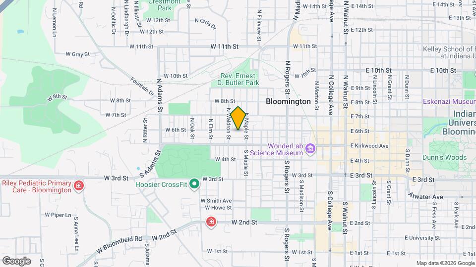 817 W 6th St Map and Location Details