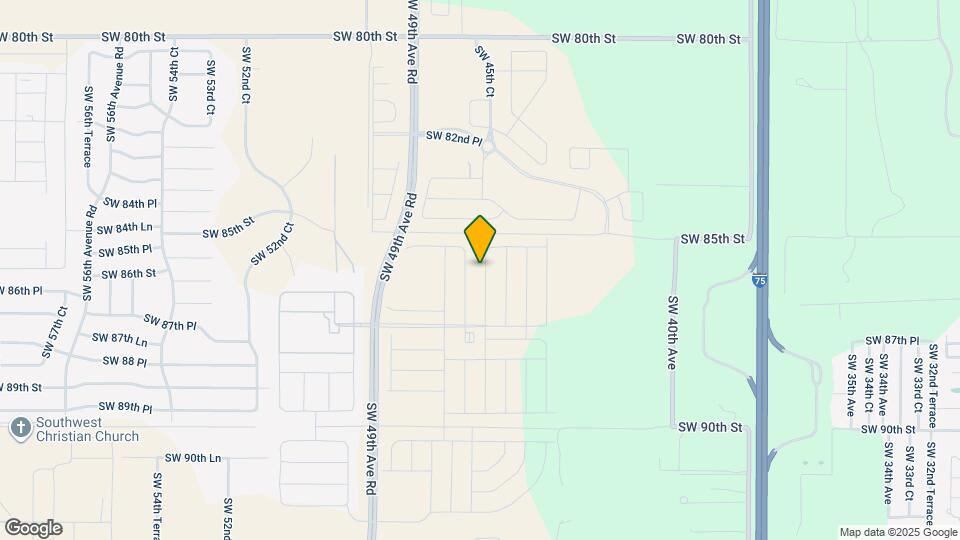 8644 SW 45th Ct Map and Location Details