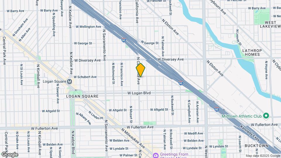2641 N California Ave Mapa y Detalles de la Ubicación