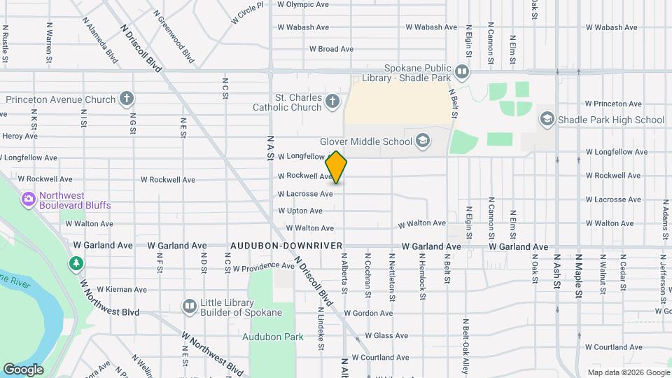 2608 W Lacrosse Ave Map and Location Details