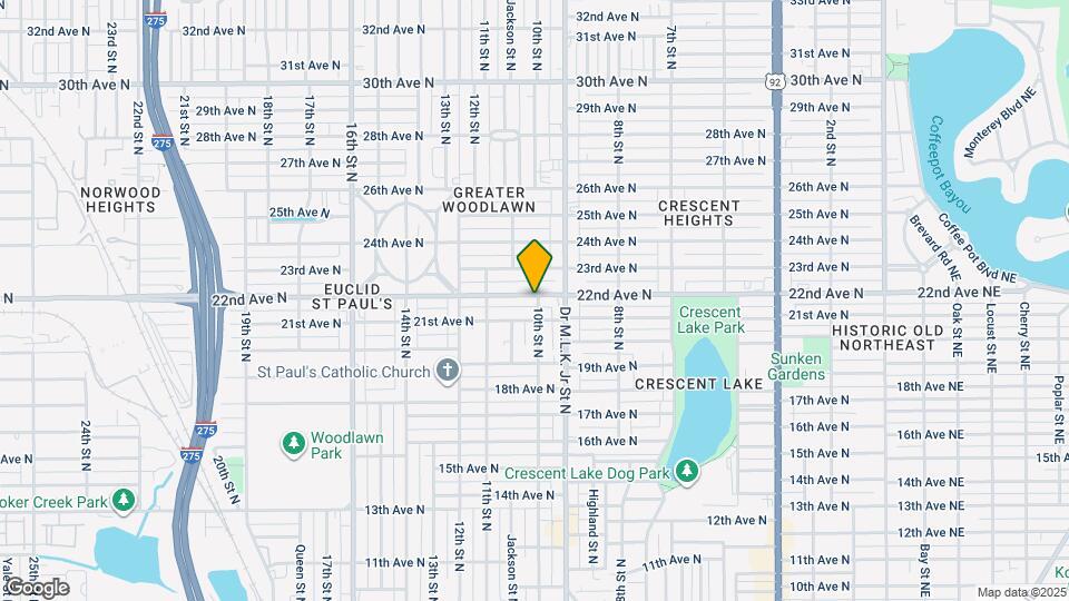 2120 10th St N Map and Location Details