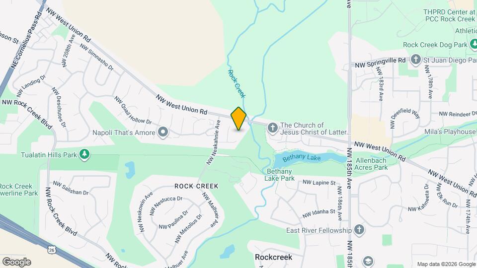 19535 NW Pondosa Ct Map and Location Details