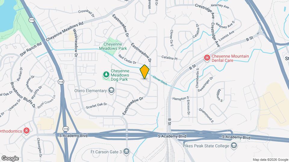 1469 Canoe Creek Dr N Map and Location Details