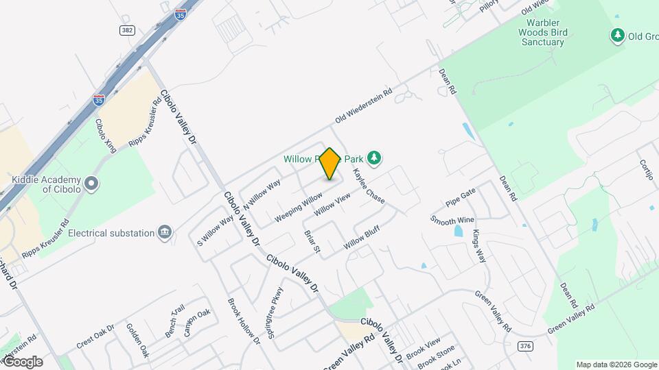 228 Weeping Willow Mapa y Detalles de la Ubicación