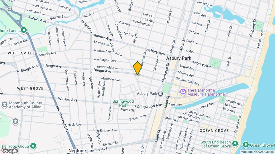 303 Comstock St Mapa y Detalles de la Ubicación