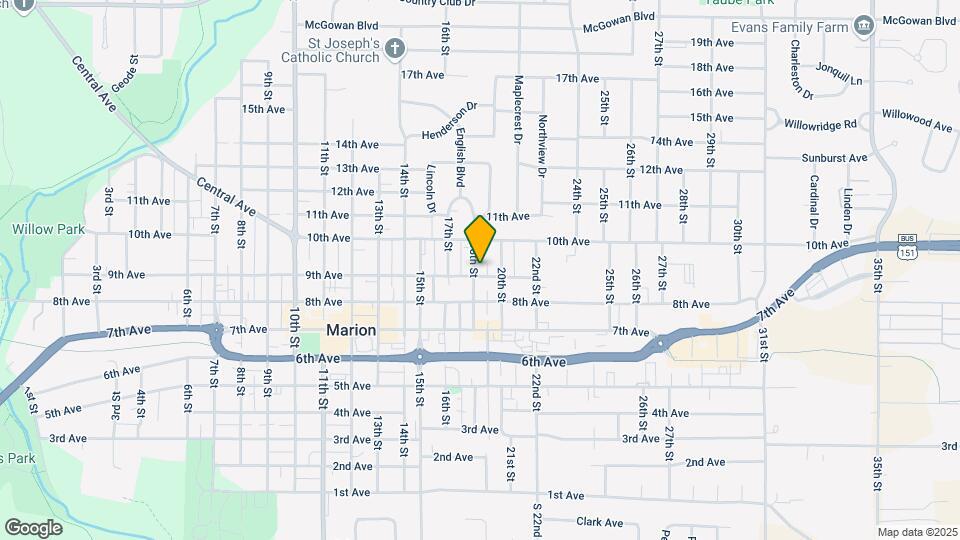 901 18th St Map and Location Details