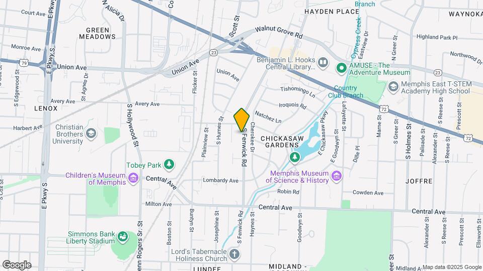 123 S Fenwick Rd Map and Location Details