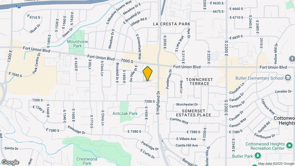 Cottonwood Heights Apartments Mapa y Detalles de la Ubicación