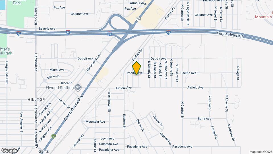 2855 N Evans St Map and Location Details