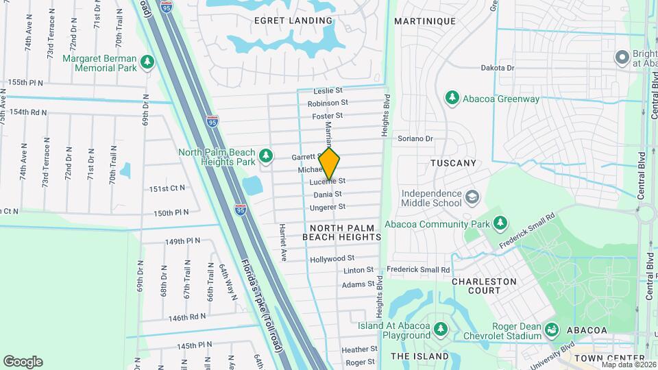 6206 Lucerne St Map and Location Details